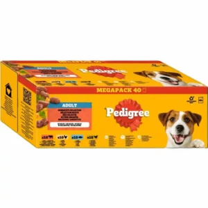 Pedigree Adult Mixed Variety in Jelly Megapack 40x100g
